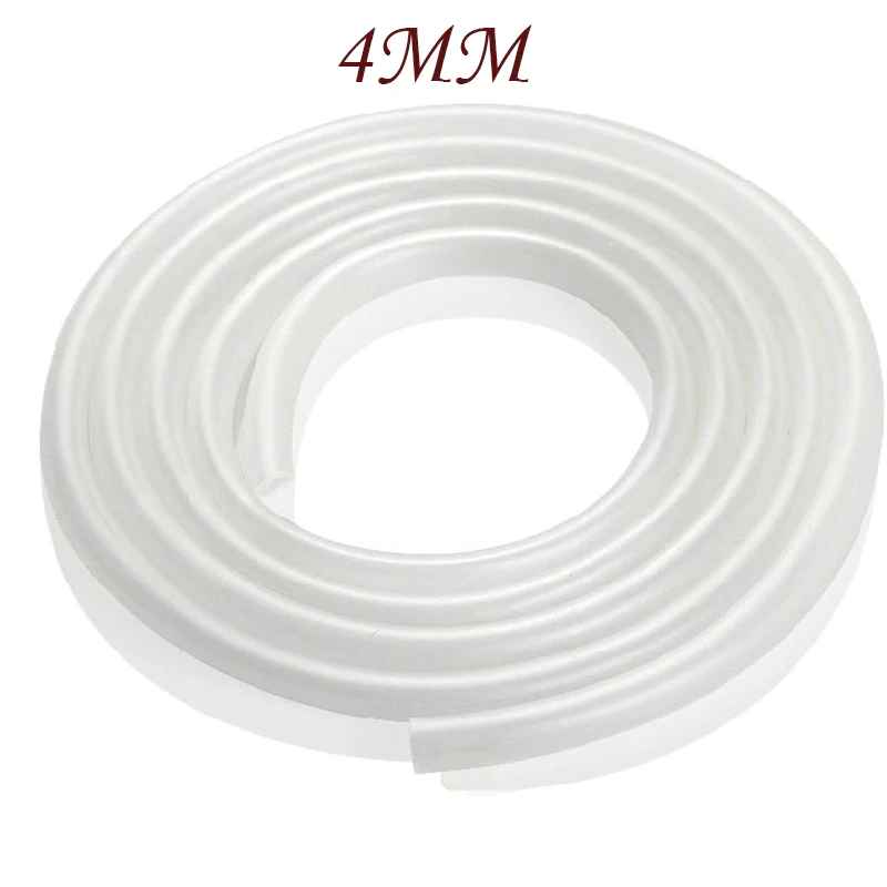 uxcell Silicone Tube 4mm ID X 6mm OD 9.84 Flexible Silicone Rubber Tubing Water Air Hose Pipe Transparent for Pump Transfer 