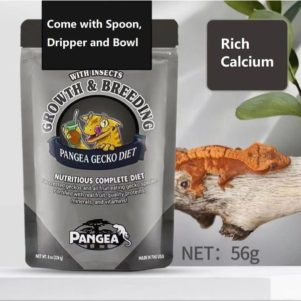 Pangea Growth & Breeding Complete Gecko Diet with Insects 56g