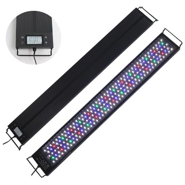 B&k Programmable Led Aquarium Light Extendable Dimmable 7 Colors Modes 