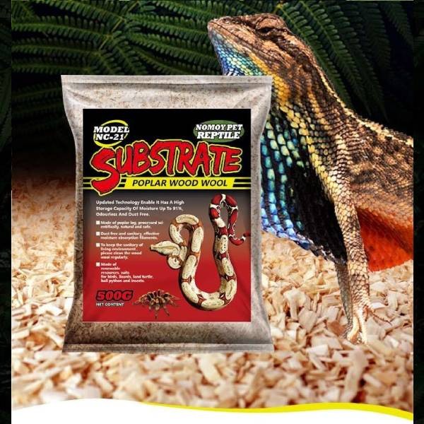 Reptile Bedding Poplar Wood Silk Terrarium Substrate Suitable for